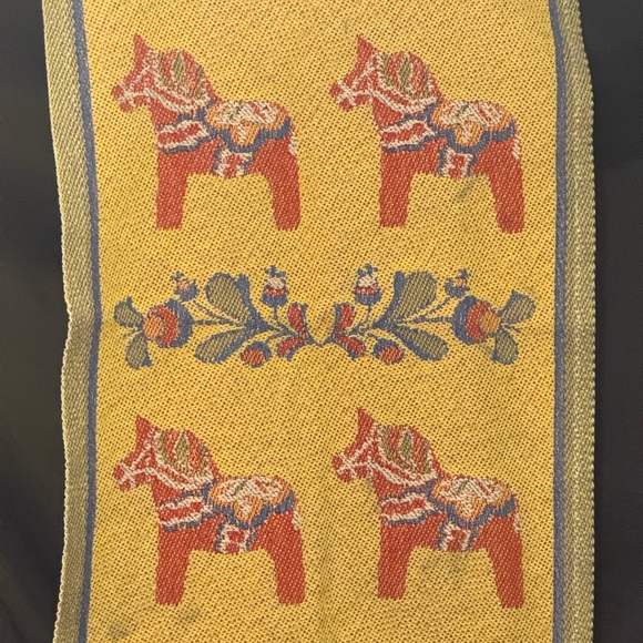Ekelund Tea Towel Master Weavers Traditional Horses Sz 16x24 - Picture 1 of 2